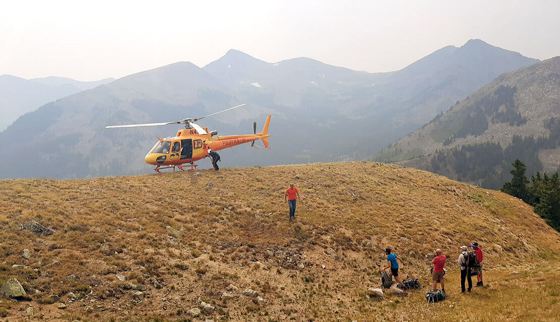 Flight For Life on Mount Yale
